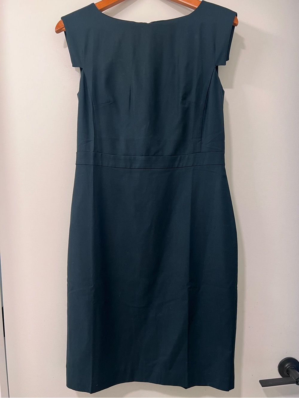 Ann Taylor Sleeveless Midi Sheath Dress